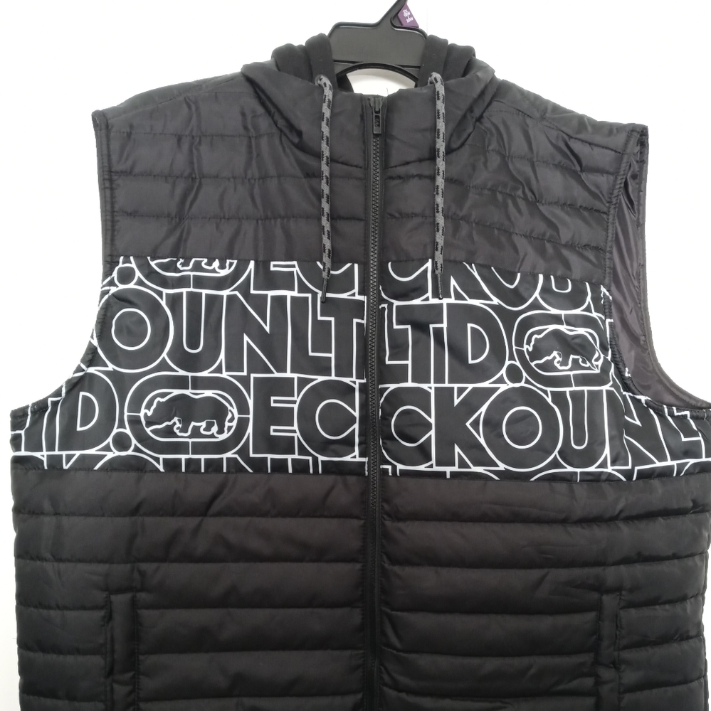 Marc Ecko black rhino puffer jacket size 2X